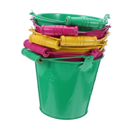 Hohopeti 6 Stück Teiliges Strandspielzeug Eimer aus Wasserspielzeug Sandform mit Holzgriff für Kleinkinder Zufällige Farben Zufällige Farbe Hohopeti 6 Stück Teiliges Strandspielzeug Eimer aus Wasserspielzeug Sandform mit Holzgriff für Kleinkinder Zufällige Farben Zufällige Farbe von Hohopeti