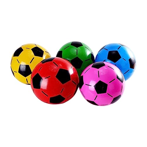 Hohopeti 6-teiliges Set aus PVC-Fußball, aufblasbar, für Kinder, Perlmutt von Hohopeti