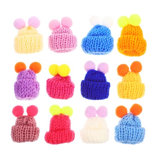 Hohopeti 60 Stück Mini Strickmützen Bunte DIY Puppenhüte Handgefertigt Kleine Wollmützen für Schmuckherstellung und Flaschendeko für Bastelprojekte und Wohnaccessoires Zufällige Farbe Hohopeti 60 Stück Mini Strickmützen Bunte DIY Puppenhüte Handgefertigt Kleine Wollmützen für Schmuckherstellung und Flaschendeko für Bastelprojekte und Wohnaccessoires Zufällige Farbe von Hohopeti