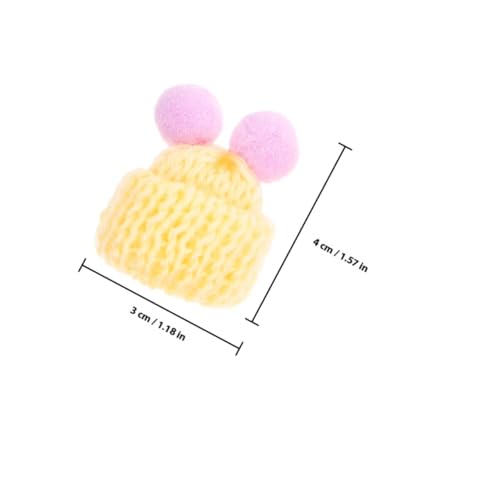 Hohopeti 60 Stück Mini Strickmützen mit Doppelbommel Bunte Kleine Häkelhüte für Puppen DIY Bastelzubehör Vielseitige Dekorative Mini Hüte für Weihnachten und Handwerk Hohopeti 60 Stück Mini Strickmützen mit Doppelbommel Bunte Kleine Häkelhüte für Puppen DIY Bastelzubehör Vielseitige Dekorative Mini Hüte für Weihnachten und Handwerk von Hohopeti