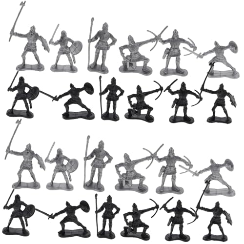 Hohopeti 60 Stück Teiliges Soldatenspielset Mittelalterliche Römische Soldaten Figuren Modell mit Detailgetreuer Gestaltung für Geschichtsfreunde und Sammler als Einzigartiges Geschenk Hohopeti 60 Stück Teiliges Soldatenspielset Mittelalterliche Römische Soldaten Figuren Modell mit Detailgetreuer Gestaltung für Geschichtsfreunde und Sammler als Einzigartiges Geschenk von Hohopeti