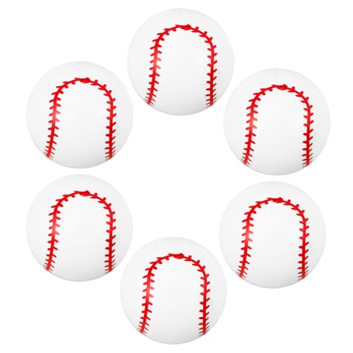 Hohopeti 6Stücke Aufblasbares Baseballspielzeug Set für PVC Baseballbälle Langlebig für Außenbereich Baseball Partys und Sommeraktivitäten Einfach Hohopeti 6Stücke Aufblasbares Baseballspielzeug Set für PVC Baseballbälle Langlebig für Außenbereich Baseball Partys und Sommeraktivitäten Einfach von Hohopeti