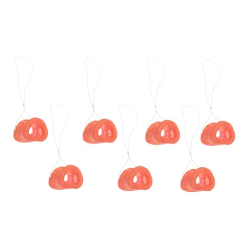 Hohopeti 7 Stück Teiliges Schweinsnase mit Verstellbarem Elastischem Band Atmungsaktive Wiederverwendbare Pig Nose Kostüm Accessoires für Halloween Party und Rollenspiel Hohopeti 7 Stück Teiliges Schweinsnase mit Verstellbarem Elastischem Band Atmungsaktive Wiederverwendbare Pig Nose Kostüm Accessoires für Halloween Party und Rollenspiel von Hohopeti