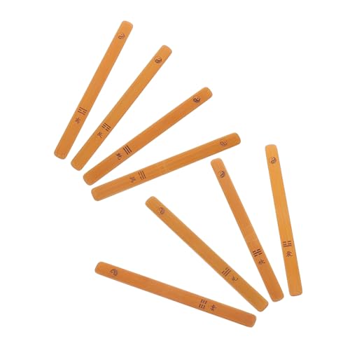 Hohopeti 8 Stück Teiliges Chinesische Bambus Wahrsagestäbe mit Gravur Traditionelle Divinationsstäbe für Zukunftsvorhersage Kulturell Bedeutende Vintage Sticks als und Dekoration Hohopeti 8 Stück Teiliges Chinesische Bambus Wahrsagestäbe mit Gravur Traditionelle Divinationsstäbe für Zukunftsvorhersage Kulturell Bedeutende Vintage Sticks als und Dekoration von Hohopeti