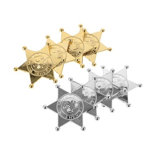 Hohopeti 8 Stück Teiliges Lebendige Anstecknadel aus Leicht und Bruchsicher für Kostüm Party Stilvolles Cosplay Accessoire in Gold und Silber von Hohopeti