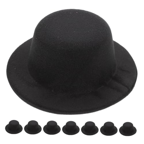 Hohopeti 8 Stück Teiliges Mini Hüte Schwarz für DIY Bastelprojekte Mini Partyhüte für Stofftiere Weihnachtsdeko und Miniatur Puppenzubehör für Spielspaß Hohopeti 8 Stück Teiliges Mini Hüte Schwarz für DIY Bastelprojekte Mini Partyhüte für Stofftiere Weihnachtsdeko und Miniatur Puppenzubehör für Spielspaß von Hohopeti