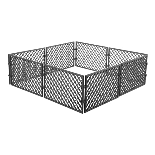 Hohopeti 8 Stück Teiliges Miniaturzaun Robustem Kunststoff für DIY Szene Vielseitiger Mini Zaun mit Dichtem Maschennetz für Puppenhaus Gefängnismodell und Gartendekoration Hohopeti 8 Stück Teiliges Miniaturzaun Robustem Kunststoff für DIY Szene Vielseitiger Mini Zaun mit Dichtem Maschennetz für Puppenhaus Gefängnismodell und Gartendekoration von Hohopeti