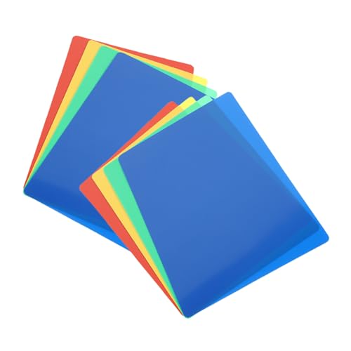 Hohopeti 8 Stück Teiliges Modelliermatten aus Robustem Kunststoff Wiederverwendbare Leichte Schneidematten für Knetmasse Kreative Bastelunterlage in Rot Blau Gelb Grün für Kinderhandwerk Hohopeti 8 Stück Teiliges Modelliermatten aus Robustem Kunststoff Wiederverwendbare Leichte Schneidematten für Knetmasse Kreative Bastelunterlage in Rot Blau Gelb Grün für Kinderhandwerk von Hohopeti