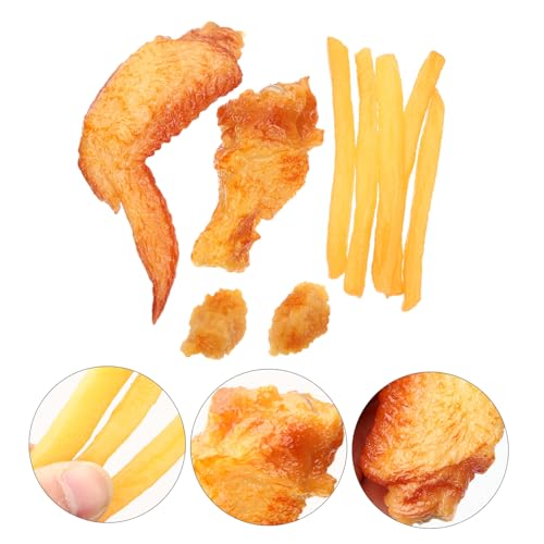 Hohopeti 9 Stück Simulation Food Toy aus Künstlichen Hähnchenschenkeln und Französischen Pommes Realistisches PVC Material Leicht und Langlebig als Küchenspielzeug und Foto Requisite Hohopeti 9 Stück Simulation Food Toy aus Künstlichen Hähnchenschenkeln und Französischen Pommes Realistisches PVC Material Leicht und Langlebig als Küchenspielzeug und Foto Requisite von Hohopeti