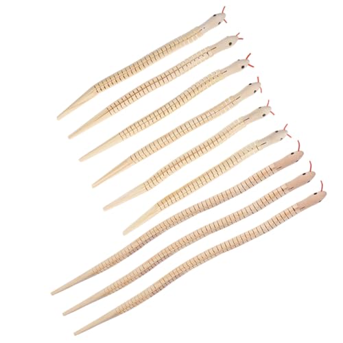 Hohopeti 9 Stück Teiliges Flexibles Realistische aus Natürlichem Holz Pädagogisch Nützlich Leicht Tragbar Sicher für Halloween Partys Draußen und Drinnen Hohopeti 9 Stück Teiliges Flexibles Realistische aus Natürlichem Holz Pädagogisch Nützlich Leicht Tragbar Sicher für Halloween Partys Draußen und Drinnen von Hohopeti