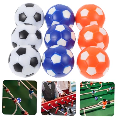 Hohopeti 9 Stück Teiliges Tischfußball Ersatzball Bunte Foosball Kugeln für Mini Tischkicker Robust und Verschleißfest Kompatibel mit Meisten Tischfußballspielen für Freizeit und Spielspaß Hohopeti 9 Stück Teiliges Tischfußball Ersatzball Bunte Foosball Kugeln für Mini Tischkicker Robust und Verschleißfest Kompatibel mit Meisten Tischfußballspielen für Freizeit und Spielspaß von Hohopeti