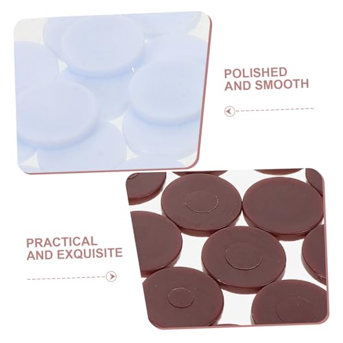 Hohopeti 96 Stück Teiliges Two Tone Tischspiel Zubehör aus Robustem HIPS Material Runde Schach und Damespiel Steine Ergonomisch Geformt für Komfortablen Griff Passend für Brettspiele für von Hohopeti