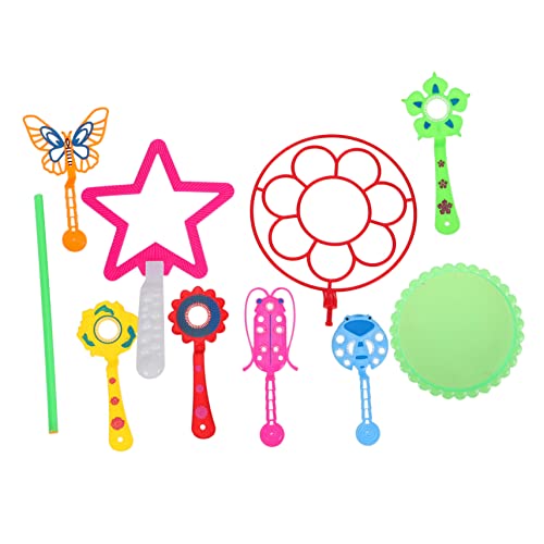 Hohopeti 9Stücke Teiliges Seifenblasen Set für Sicheres von Seifenblasen Formen für Partys und Spielspaß Hohopeti 9Stücke Teiliges Seifenblasen Set für Sicheres von Seifenblasen Formen für Partys und Spielspaß von Hohopeti