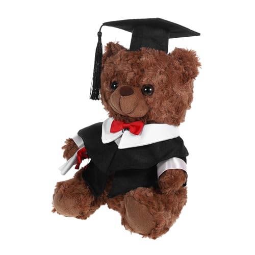 Hohopeti Abschlusssaison Plüsch Bär Niedlichen Doktor -Outfit Bären Abschluss Bär Spielzeugklasse Von 2025 Plüschgefüllten Tierbär Mit Abschlusskappe Für Abschlussstudenten Party von Hohopeti