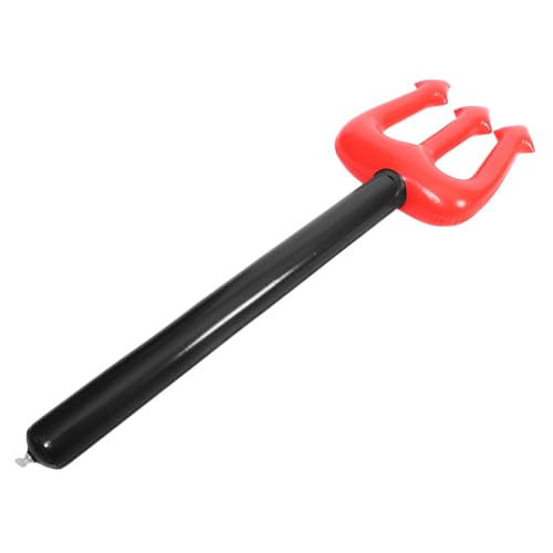 Hohopeti Aufblasbare Teufelsgabel PVC Langlebig Leicht Halloween Party Zubehör Cosplay Requisite für Erwachsene und Kindergeburtstag von Hohopeti