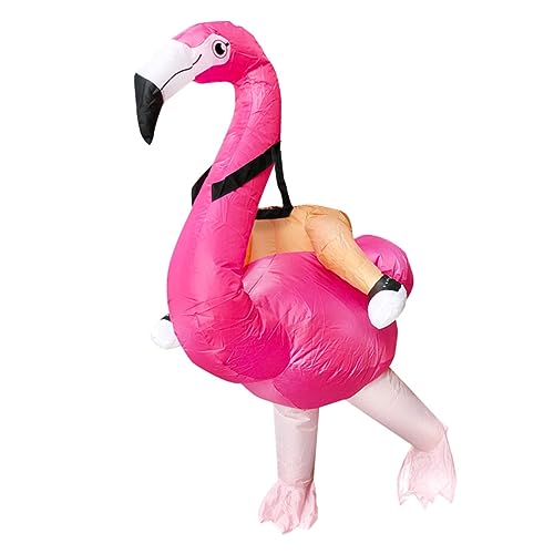 Hohopeti Aufblasbarer Flamingo Kostüm für Erwachsene Bequemes Party Outfit mit Lustigem Flamingo Design Einfach Anzuziehen Wiederverwendbar und Waschbar für Halloween Karneval und Hohopeti Aufblasbarer Flamingo Kostüm für Erwachsene Bequemes Party Outfit mit Lustigem Flamingo Design Einfach Anzuziehen Wiederverwendbar und Waschbar für Halloween Karneval und von Hohopeti