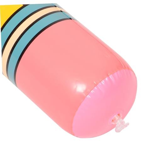 Hohopeti Aufblasbarer Großer Pvc bleistift Dekorativer Aufblasbarer Bleistiftballon für Klassenzimmer Geburtstag Party Dekoration Extra Großes Bleistiftspielzeug von Hohopeti