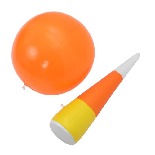 Hohopeti Aufblasbares Jumbo Bowling Set mit Pins und Ball Robustes Outdoor und Indoor für Erwachsene Vielseitig für Geburtstag Party und Motorische von Hohopeti