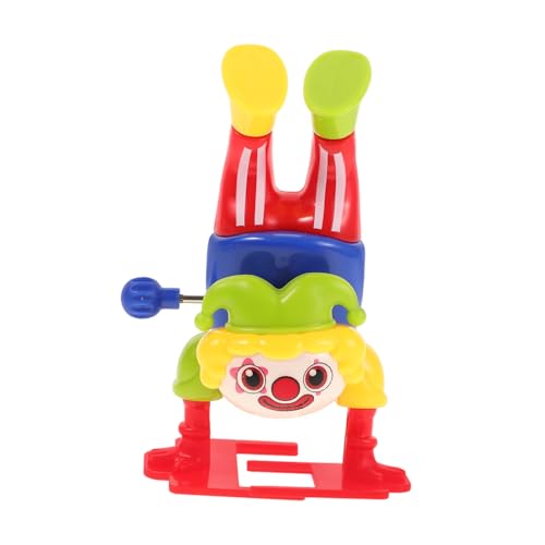 Hohopeti Aufziehbarer Retro Clown für Springende Zirkusfigur mit Präziser Verarbeitung Robustes Halloween Party Geschenk Sammelbare Wind up Clown Puppe Rotes Design Hohopeti Aufziehbarer Retro Clown für Springende Zirkusfigur mit Präziser Verarbeitung Robustes Halloween Party Geschenk Sammelbare Wind up Clown Puppe Rotes Design von Hohopeti
