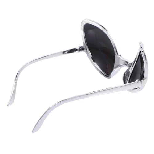 Hohopeti Außerirdische Brille Fluoreszierend Grün Lustige Partybrille mit Silbernem Rahmen Cosplay Zubehör für Halloween Karneval Kostüm Hohopeti Außerirdische Brille Fluoreszierend Grün Lustige Partybrille mit Silbernem Rahmen Cosplay Zubehör für Halloween Karneval Kostüm von Hohopeti
