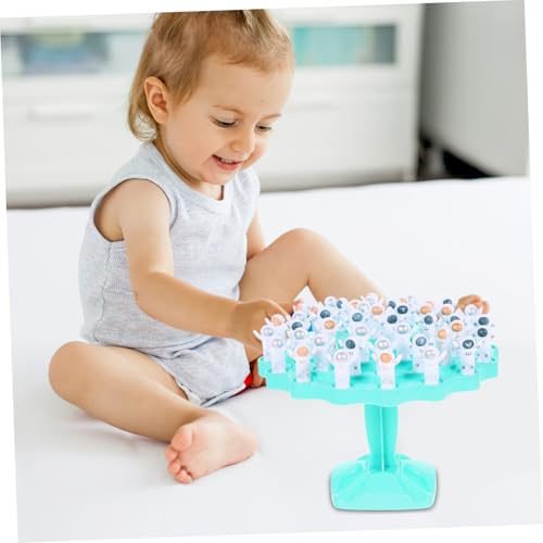 Hohopeti Balance spiel Astronaut Bausteine für Pädagogisches Stapelspielzeug zur Feinmotorik Geduld und Vorstellungskraft Interaktives Lernspiel für Jungen und Mädchen Ab Zufällige Farbe von Hohopeti