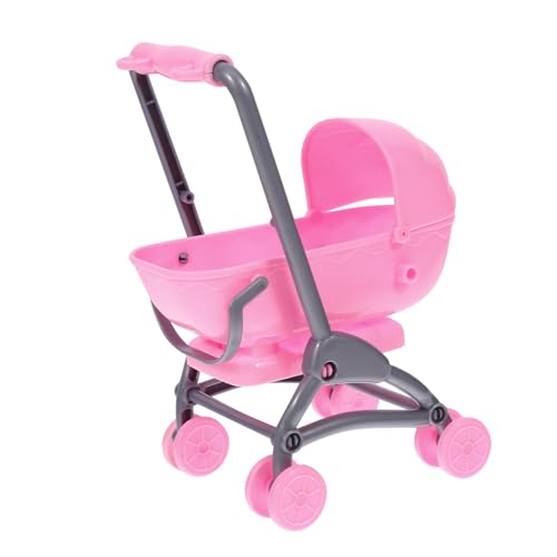Hohopeti Beweglicher Kinderwagen für Puppen Kinderwagenspielzeug Zubehör für Puppenhäuser für Kreatives Stärkung der Eltern Beziehung von Jahren Hohopeti Beweglicher Kinderwagen für Puppen Kinderwagenspielzeug Zubehör für Puppenhäuser für Kreatives Stärkung der Eltern Beziehung von Jahren von Hohopeti