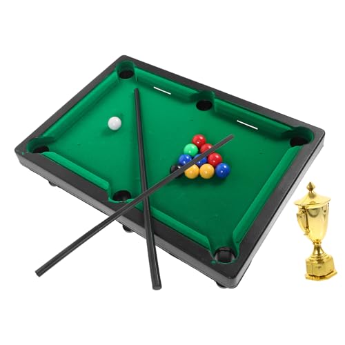 Hohopeti Billardtisch aus Kunststoff Platzsparend Abgerundete Ecken Queue und Kugeln Sicher für Erwachsene für Spielzimmer und Desktop Billiard Spiel für Jungen und Mädchen Hohopeti Billardtisch aus Kunststoff Platzsparend Abgerundete Ecken Queue und Kugeln Sicher für Erwachsene für Spielzimmer und Desktop Billiard Spiel für Jungen und Mädchen von Hohopeti