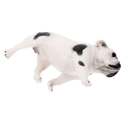 Hohopeti Hundespielzeug Kleine Französische Bulldogge Figurine Dog Statue Skulptur Für Kinderzimmer Dekoration Kleiner Hund Modell Aus Hochwertigem Material Deko Figur Für Hundeliebhaber von Hohopeti