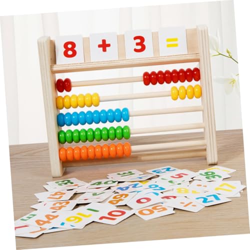 Hohopeti Bunter Holz abakus Rechenrahmen Lernspielzeug Montessori Matheförderung Pädagogisches Motorikspielzeug frei Sicher für Vorschulkinder Geschenkidee Hohopeti Bunter Holz abakus Rechenrahmen Lernspielzeug Montessori Matheförderung Pädagogisches Motorikspielzeug frei Sicher für Vorschulkinder Geschenkidee von Hohopeti