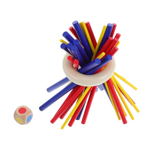 Hohopeti Buntes Balance Spiel aus Holzstäben Pädagogisches Familienspiel für Erwachsene Fördert Feinmotorik Koordination und Strategisches Denken Tragbar für Drinnen und Draußen Hohopeti Buntes Balance Spiel aus Holzstäben Pädagogisches Familienspiel für Erwachsene Fördert Feinmotorik Koordination und Strategisches Denken Tragbar für Drinnen und Draußen von Hohopeti