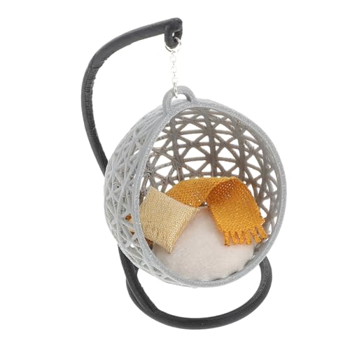 Hohopeti DIY Modellbau Hängesessel Miniaturmöbel für Sandkasten Dekoration Bastelset mit Realistischen Details und Kompakter Bauweise von Hohopeti