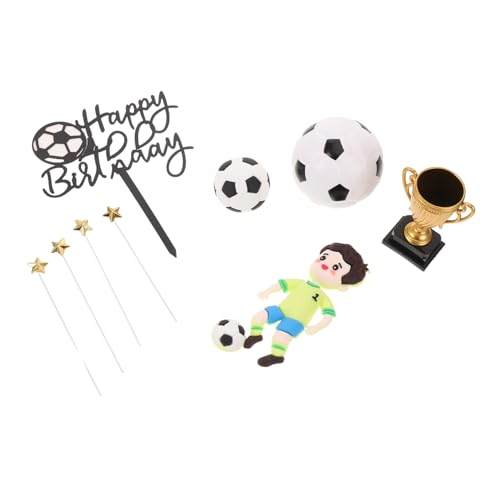 Hohopeti Dekoration mit Fußballspieler Figuren Teiliges Sport Themen Cake Topper für Geburtstagsfeiern und Fußball Events Realistische Tortenaufsätze für Partys Hohopeti Dekoration mit Fußballspieler Figuren Teiliges Sport Themen Cake Topper für Geburtstagsfeiern und Fußball Events Realistische Tortenaufsätze für Partys von Hohopeti