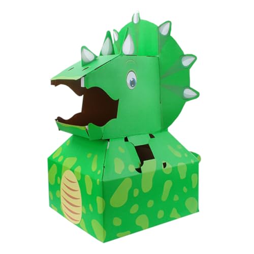 Hohopeti Dinosaurier Kartonmodell zum Anziehen Abwaschbar DIY Papierkostüm Interaktives Rollenspiel für Jungen und Mädchen Fördert Kreativität Geduld und Handwerkliche Fähigkeiten Hohopeti Dinosaurier Kartonmodell zum Anziehen Abwaschbar DIY Papierkostüm Interaktives Rollenspiel für Jungen und Mädchen Fördert Kreativität Geduld und Handwerkliche Fähigkeiten von Hohopeti
