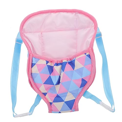 Hohopeti Doll Atmungsaktiver Puppenträger für Puppen Tragbare Puppentrage mit Verstellbaren Gurten Zubehör für Outdoor Aktivitäten Dreieck von Hohopeti