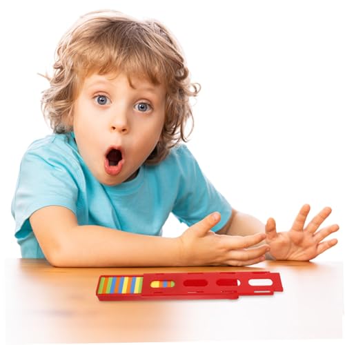 Hohopeti Domino Zug Kunststoff Zubehör Kompatibel mit Domino Bahn Erweiterbar Sicheres Kleines Zugset für Jungen Mädchen Spielspaß von Hohopeti