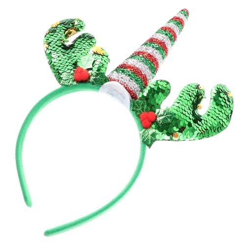 Hohopeti Einhorn Stirnband Mädchen Geschenke Tierhaarspangen Mädchenkleidung Hirschgeweih-stirnband Mädchen-cosplay Einhorn Haarband Einhorn-haarband Kind Stoff Kopfbedeckung Halloween von Hohopeti