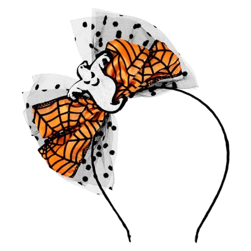 Hohopeti Elastisches Halloween Stirnband mit Niedlicher Schleife Bequem und Anpassbar für Kopfgrößen Vielseitig Geeignet für Halloween Partys und Festliche Kostüm Accessoires für Damen Hohopeti Elastisches Halloween Stirnband mit Niedlicher Schleife Bequem und Anpassbar für Kopfgrößen Vielseitig Geeignet für Halloween Partys und Festliche Kostüm Accessoires für Damen von Hohopeti