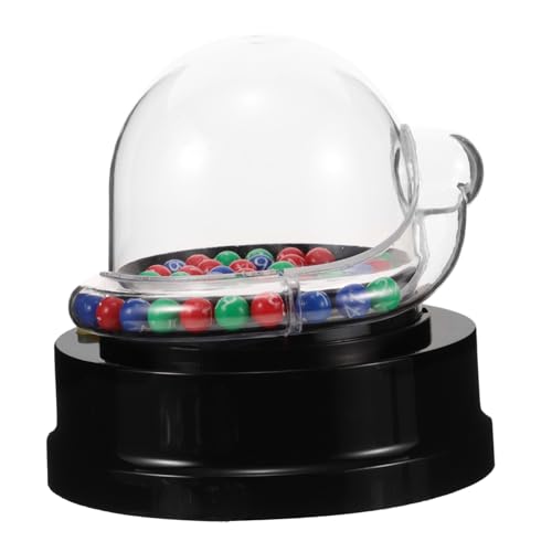 Hohopeti Elektrische Mini lotteriemaschine Kompakt Tragbar mit Transparentem Gehäuse und Lesbaren Zahlen frei für Partyspiele Bingo und Kleine Lotteriespiele Hohopeti Elektrische Mini lotteriemaschine Kompakt Tragbar mit Transparentem Gehäuse und Lesbaren Zahlen frei für Partyspiele Bingo und Kleine Lotteriespiele von Hohopeti
