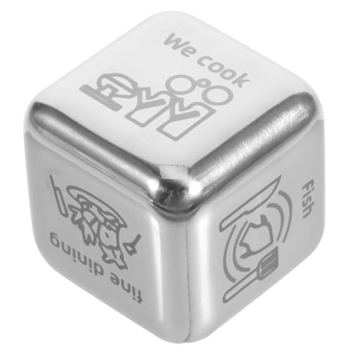 Hohopeti Food Decision Dice aus Edelstahl Langlebig und Stabil Kreatives Spiel für Familienessen Freundetreffen und Reisen Lustiger Essensentscheider für Einfache Dinner Entscheidungen Hohopeti Food Decision Dice aus Edelstahl Langlebig und Stabil Kreatives Spiel für Familienessen Freundetreffen und Reisen Lustiger Essensentscheider für Einfache Dinner Entscheidungen von Hohopeti