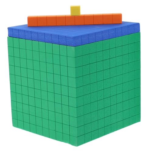 Hohopeti Früherziehungs mathewürfel aus Weichem Schaumstoff Umfassendes Basis zehnersystem Lernspielzeug für Sicherer Zählblock für Interaktives Grundschul mathematiktraining Hohopeti Früherziehungs mathewürfel aus Weichem Schaumstoff Umfassendes Basis zehnersystem Lernspielzeug für Sicherer Zählblock für Interaktives Grundschul mathematiktraining von Hohopeti