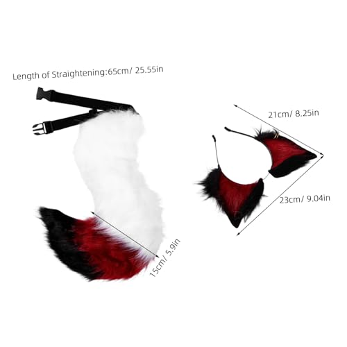 Hohopeti Fuchs Cosplay Ohr - Plüsch Tierkostüm Accessoires Authentisches Fox Headband mit Komfortables Halloween Kostüm für Party und Rollenspiel Hohopeti Fuchs Cosplay Ohr - Plüsch Tierkostüm Accessoires Authentisches Fox Headband mit Komfortables Halloween Kostüm für Party und Rollenspiel von Hohopeti