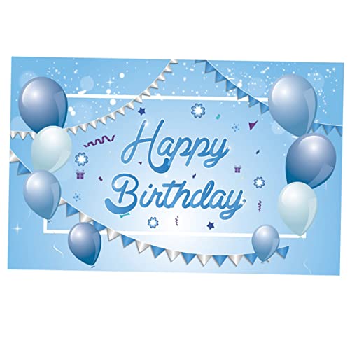Hohopeti 1stück Geburtstagsbanner Hintergrund Dekoration Fröhliches Wandbanner Für Fotografie Kreative Party-Dekoration Für Kindergeburtstage Bunte Und Ansprechende Designs von Hohopeti
