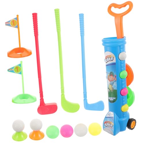 Hohopeti Golfset Kunststoff Mini golfschläger Set für Outdoor Spiel und Körperliche Entwicklung Sportspielzeug für Kleinkinder Geduld und Koordination Hohopeti Golfset Kunststoff Mini golfschläger Set für Outdoor Spiel und Körperliche Entwicklung Sportspielzeug für Kleinkinder Geduld und Koordination von Hohopeti