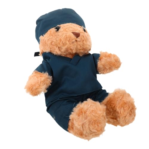 Hohopeti Graduierter mit Weichem Plüsch Arztbär in Pflegekleidung Detailreiche Stofftierfigur für Medizinstudenten Pflegeabschluss und Schulfeiern Hohopeti Graduierter mit Weichem Plüsch Arztbär in Pflegekleidung Detailreiche Stofftierfigur für Medizinstudenten Pflegeabschluss und Schulfeiern von Hohopeti