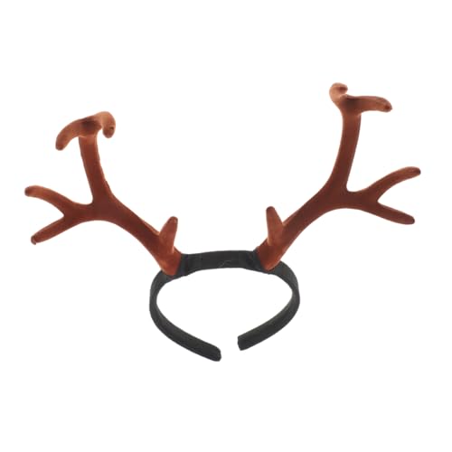 Hohopeti Großes Verstellbares Rentiergeweih Stirnband mit Weichem Flauschigem Realistische Rehgeweihe Haarreifen für Weihnachten Halloween Party und Kostümaccessoire für Erwachsene Hohopeti Großes Verstellbares Rentiergeweih Stirnband mit Weichem Flauschigem Realistische Rehgeweihe Haarreifen für Weihnachten Halloween Party und Kostümaccessoire für Erwachsene von Hohopeti