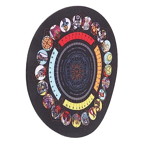Hohopeti Tarotkarten-altarunterlage Dekorative Tischmatte Marseille Tarot Deck Accessoire Gummimatte Sicheres Material von Hohopeti