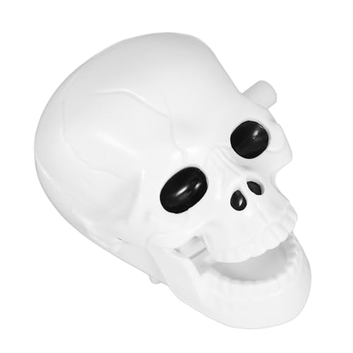 Hohopeti Halloween Aufziehspielzeug Skelett aus Kunststoff Langlebig und Leicht mit Beweglichem Mund Energiesparender Mechanismus für Halloween Party Dekoration Drinnen und Draußen von Hohopeti