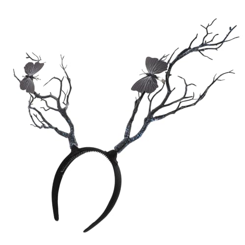 Hohopeti Halloween Damen Geweih Haarreif aus Silikon Langlebiges Halloween Kopfschmuck mit Baumzweig Design Komfortabel für Karneval Party Bühne Perfektes Accessoire für Festliche Hohopeti Halloween Damen Geweih Haarreif aus Silikon Langlebiges Halloween Kopfschmuck mit Baumzweig Design Komfortabel für Karneval Party Bühne Perfektes Accessoire für Festliche von Hohopeti