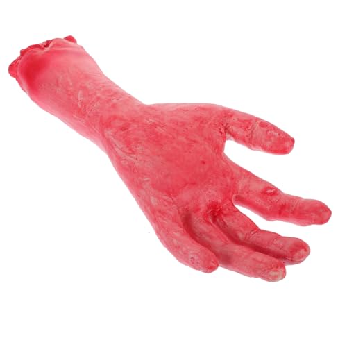 Hohopeti Halloween Deko Handspielzeug Mittelgroße Simulierte Abgetrennte Hand Vinyl Horror Requisite Für Gruselige Halloween Party Dekorationen Und Streiche Hohopeti Halloween Deko Handspielzeug Mittelgroße Simulierte Abgetrennte Hand Vinyl Horror Requisite Für Gruselige Halloween Party Dekorationen Und Streiche von Hohopeti