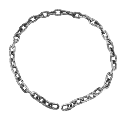 Hohopeti Halloween Deko Kette aus Kunststoff Realistische Gefängnisbarriere Leichtes Rostfreies Party Accessoire für Kostüm und Bühnenrequisiten Hohopeti Halloween Deko Kette aus Kunststoff Realistische Gefängnisbarriere Leichtes Rostfreies Party Accessoire für Kostüm und Bühnenrequisiten von Hohopeti